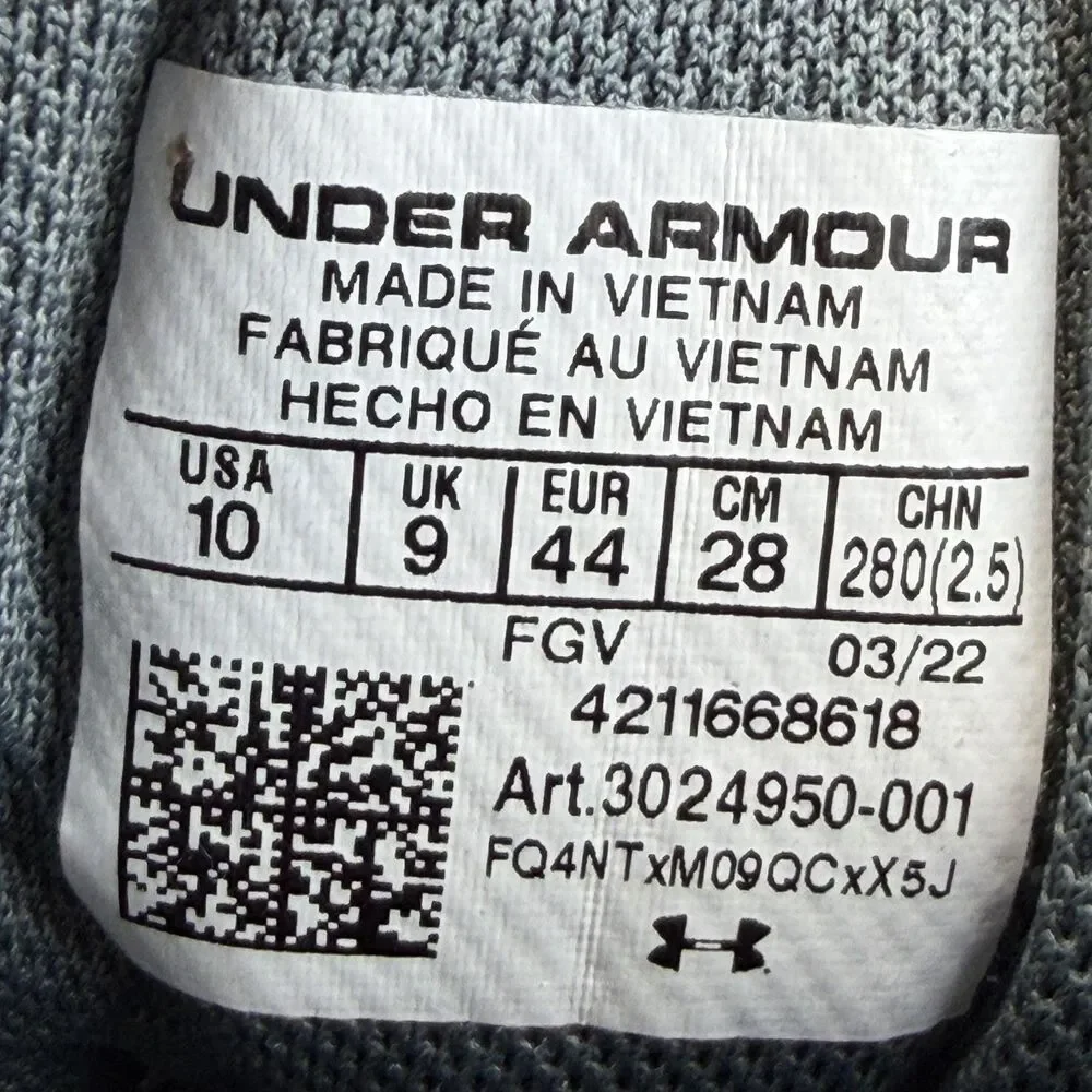 Under Armour Stellar G2 Boots Mens Size 10 Black Combat Waterproof 3024950-001